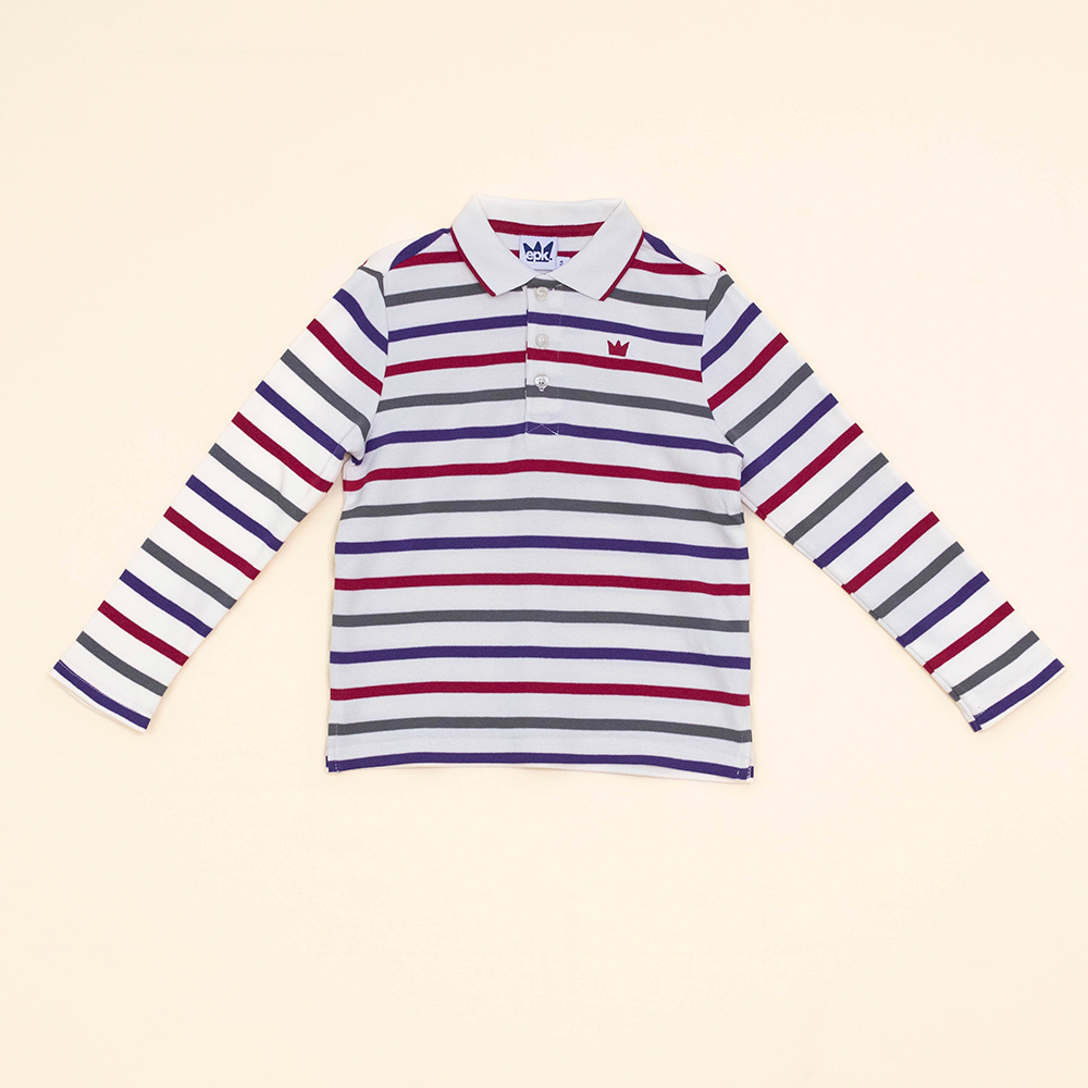 Chemise De Rayas Para Niño
