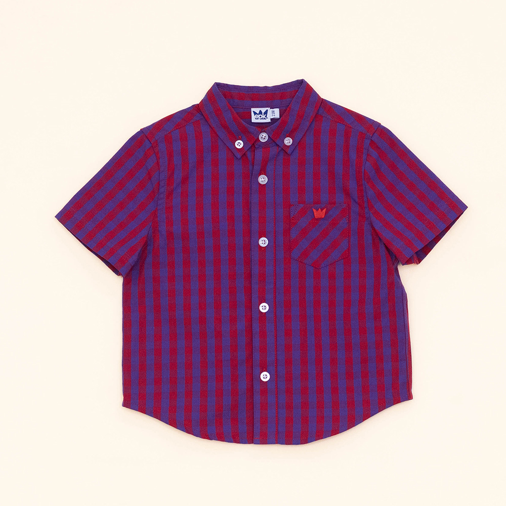 Camisa De Cuadros Para Bebé Niño