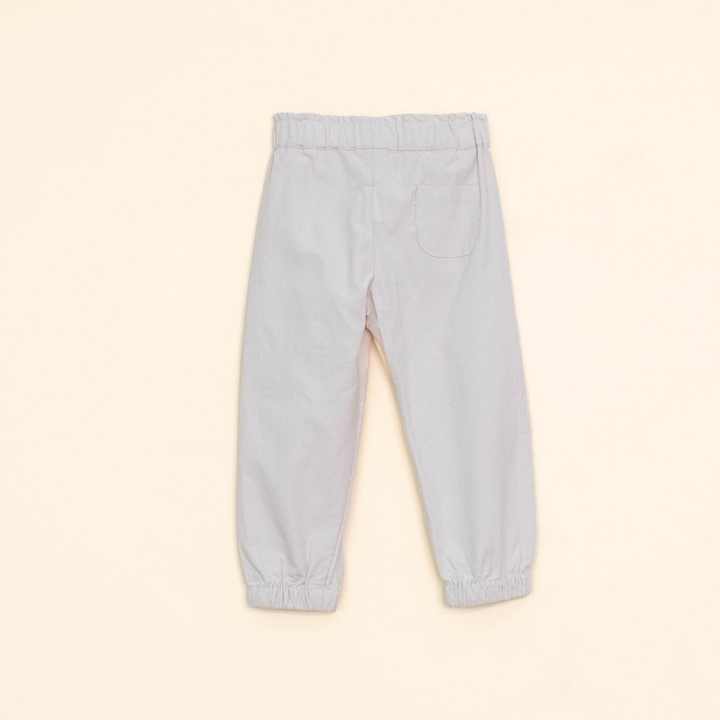 Pantalón Color Crema con elástico para Bebé Niña