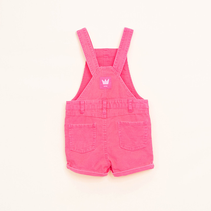 Braga Short Rosada de Corduroy para Bebé Niña