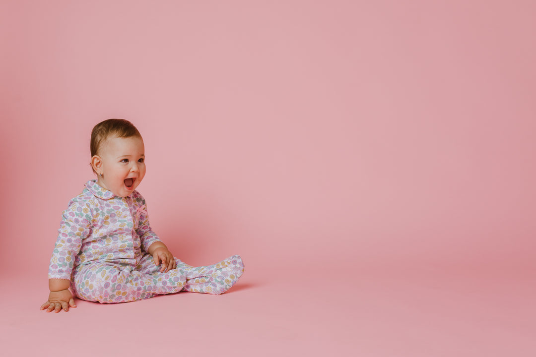 Pijama estampada con flores multicolor