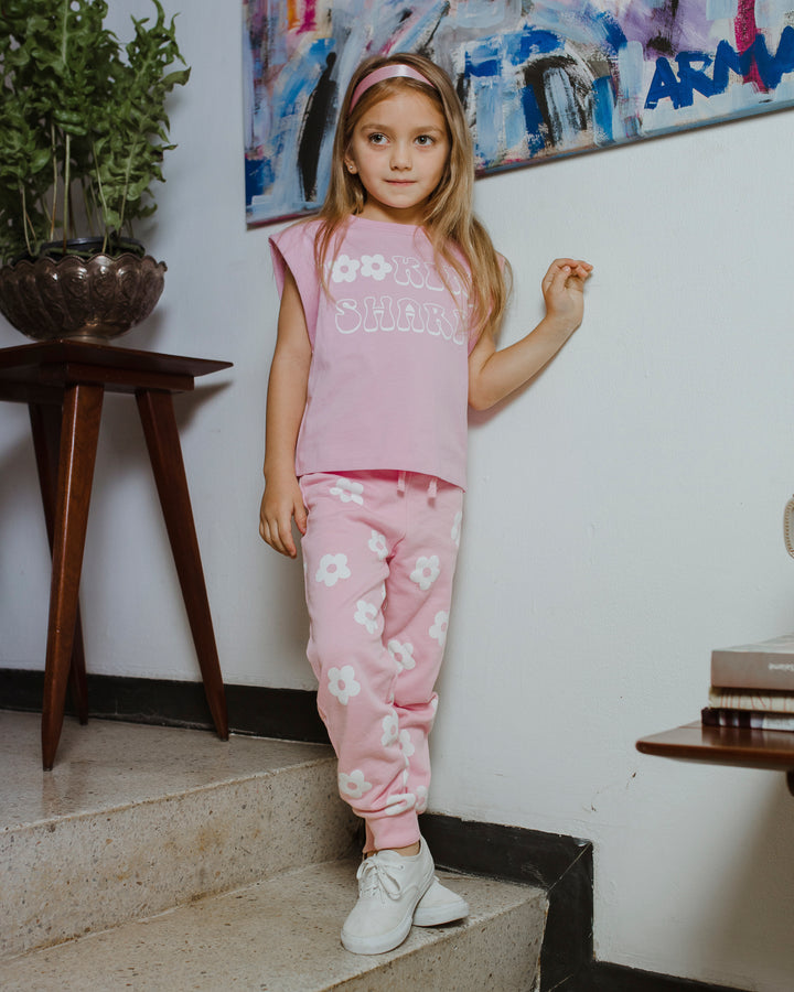 Franela rosada ¨Looking sharp¨