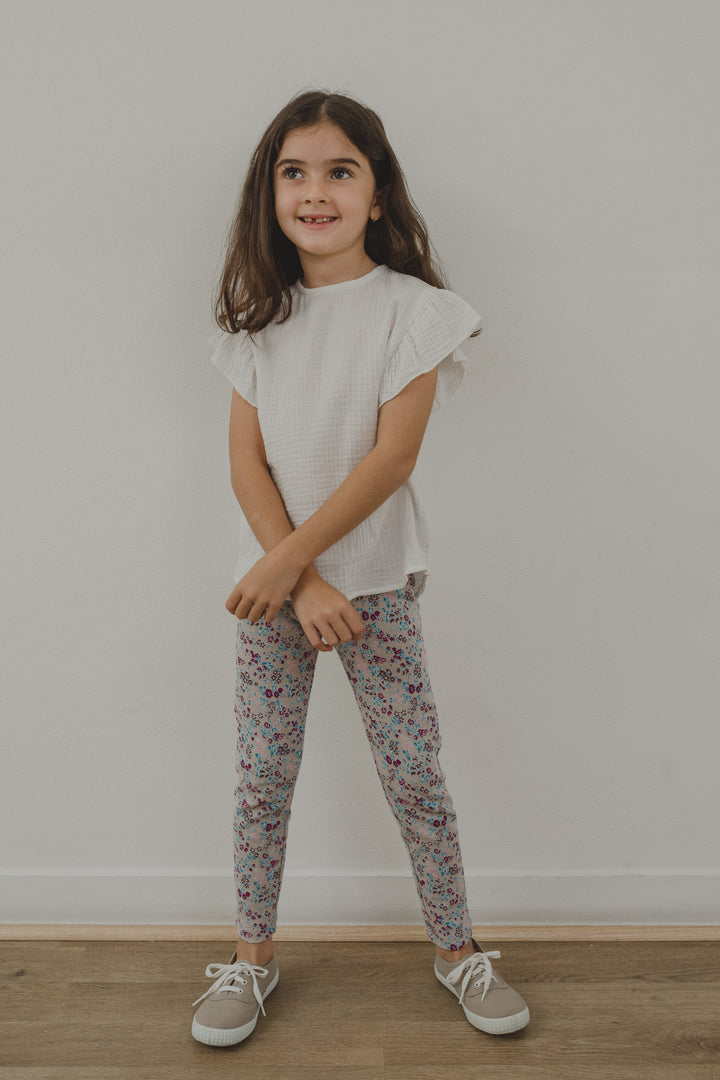 Blusa blanca sin mangas