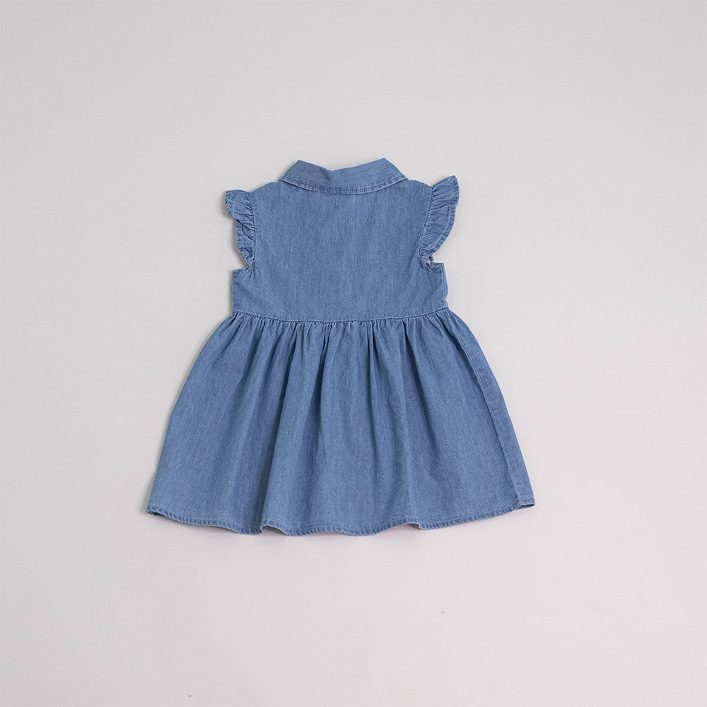 Vestido de chambray