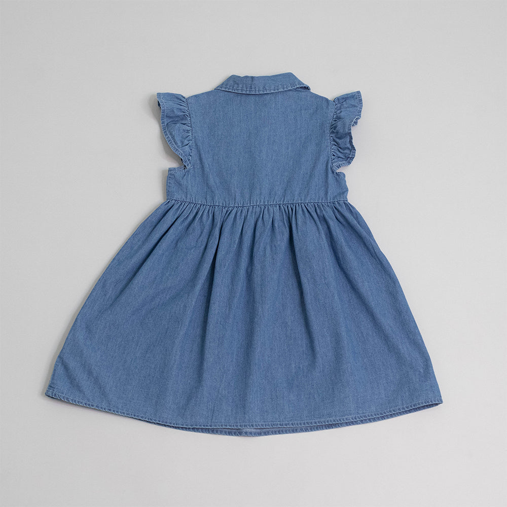 Vestido de chambray