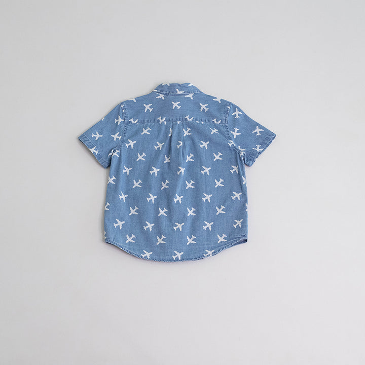 Camisa de chambray