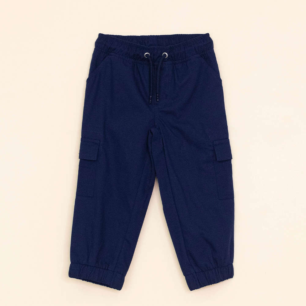 Pantalón Azul Oscuro Cargo para Bebé Niño