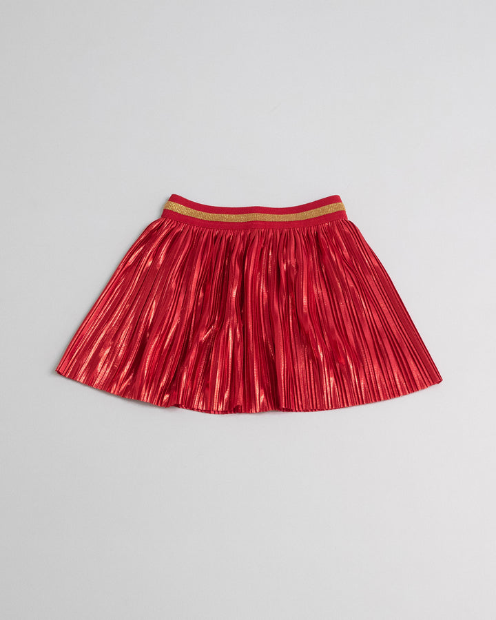 Falda de lamé con elástico