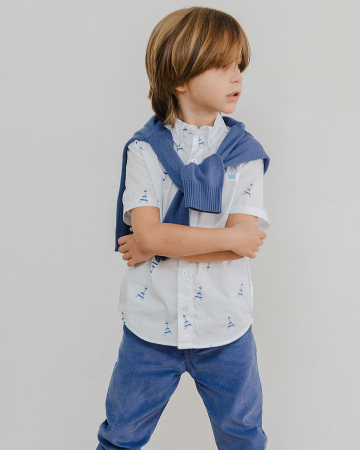 Pantalón de corduroy con elástico