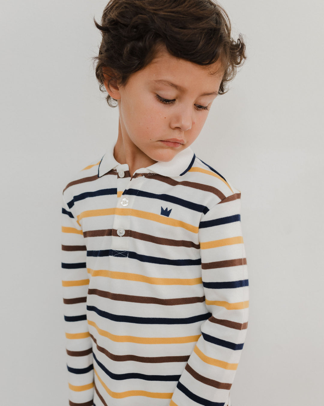 Chemise de algodón a rayas