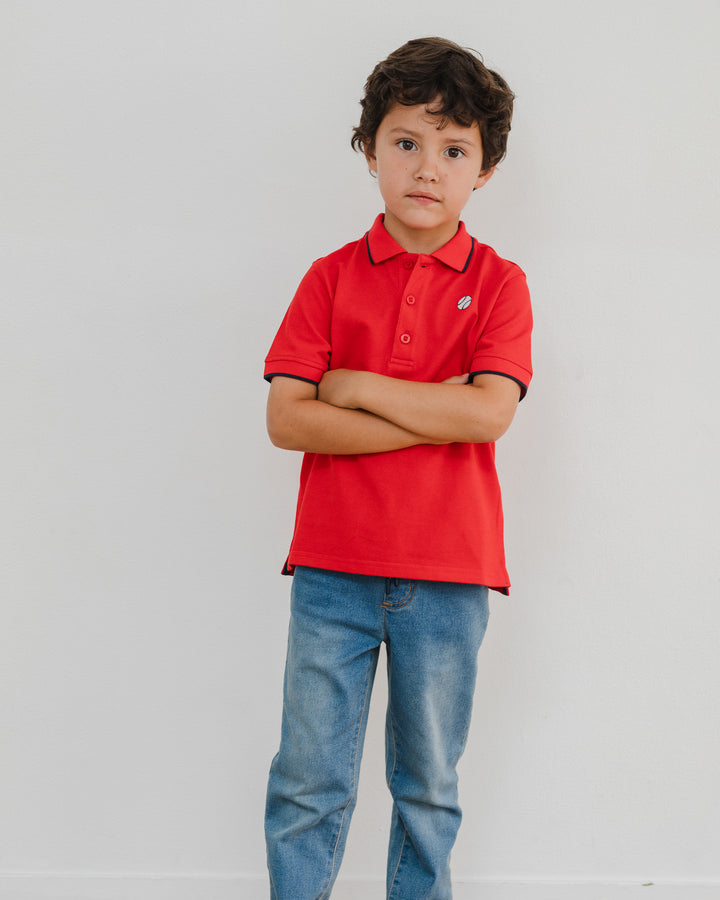 Chemise con gráfico bordado