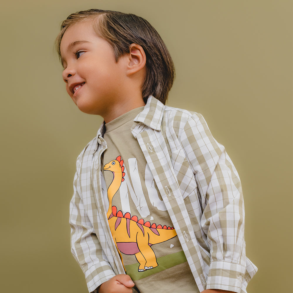 Pantalón Verde Cargo para Bebé Niño