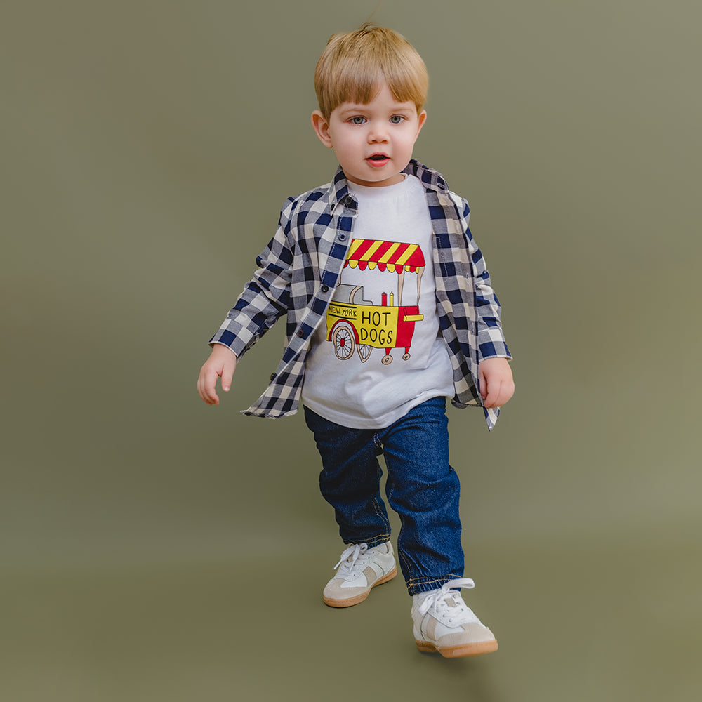 Jean Azul Oscuro Para Bebé Niño