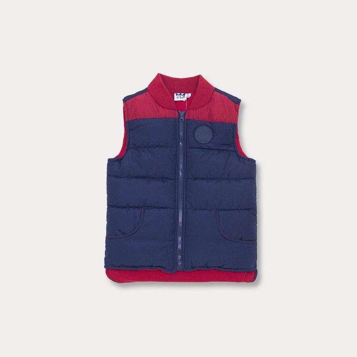 Chaleco Azul y Rojo para Bebé Niño