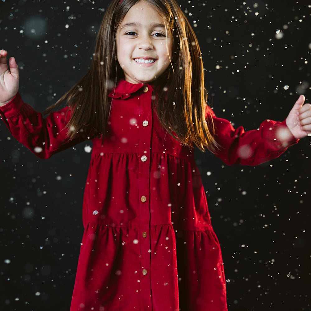 Vestido Rojo Para Niña