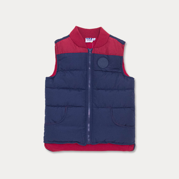 Chaleco Azul y Rojo para Niño