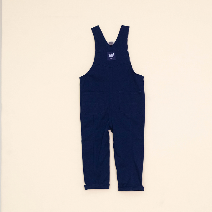 Braga Larga Azul Oscuro de Twill para Bebé Niño