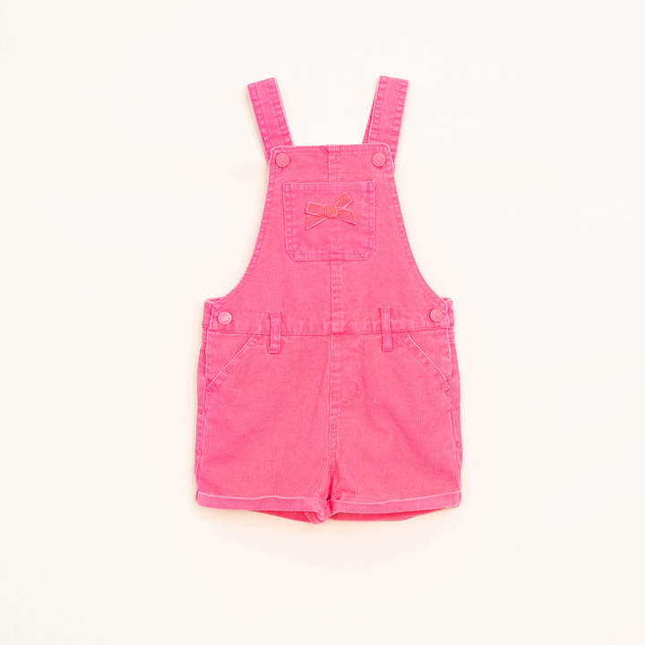 Braga Short Rosada de Corduroy para Bebé Niña