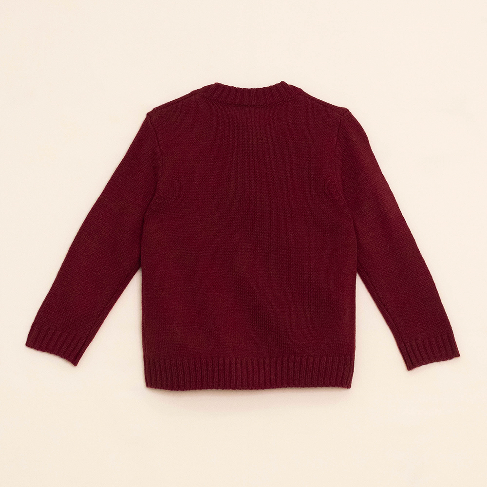 Cardigan Rojo Para Bebé Niña
