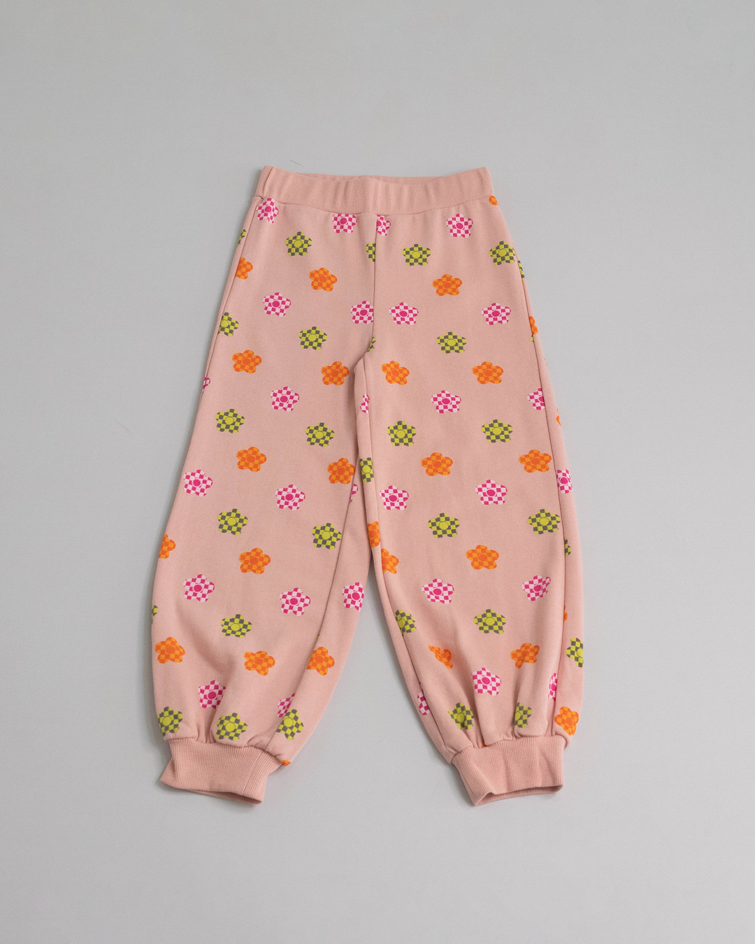 Pantalón&nbsp;de algodón con estampado de flores