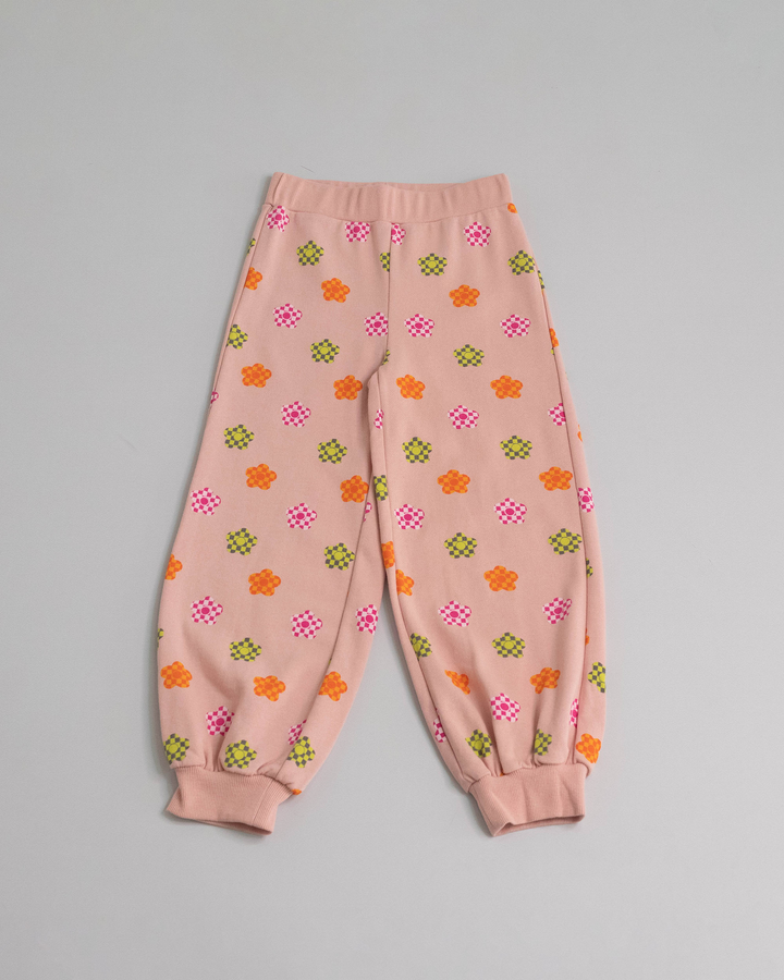 Pantalón&amp;nbsp;de algodón con estampado de flores