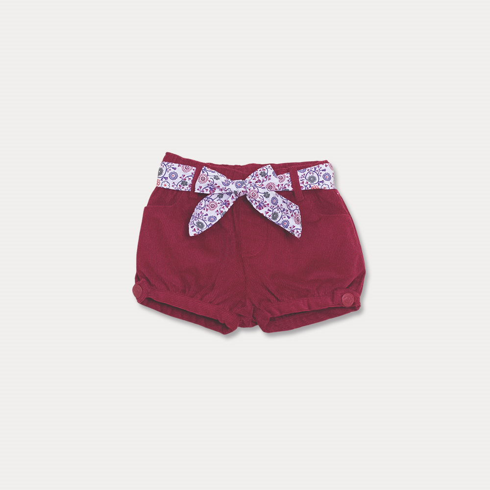 Short Rojo  Bebé Niña