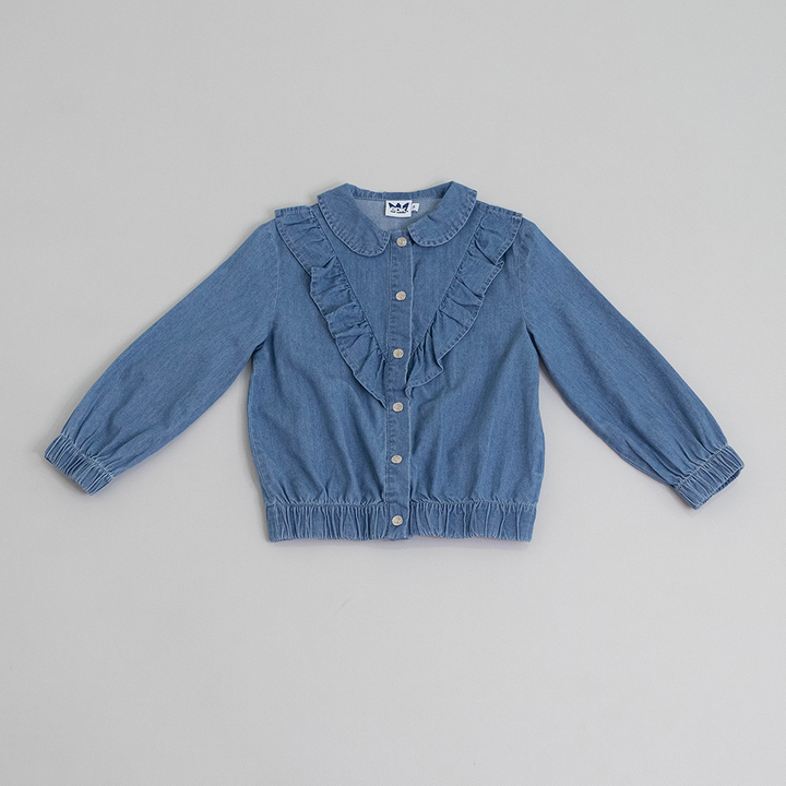 Chaqueta de chambray