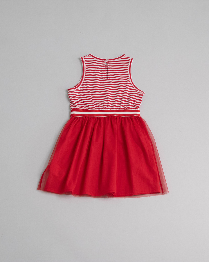 Vestido de algodón con elástico