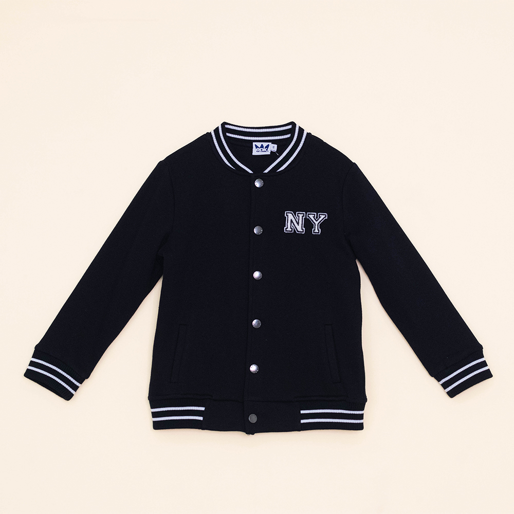 Chaqueta Negra con Parche de Ny para Niño