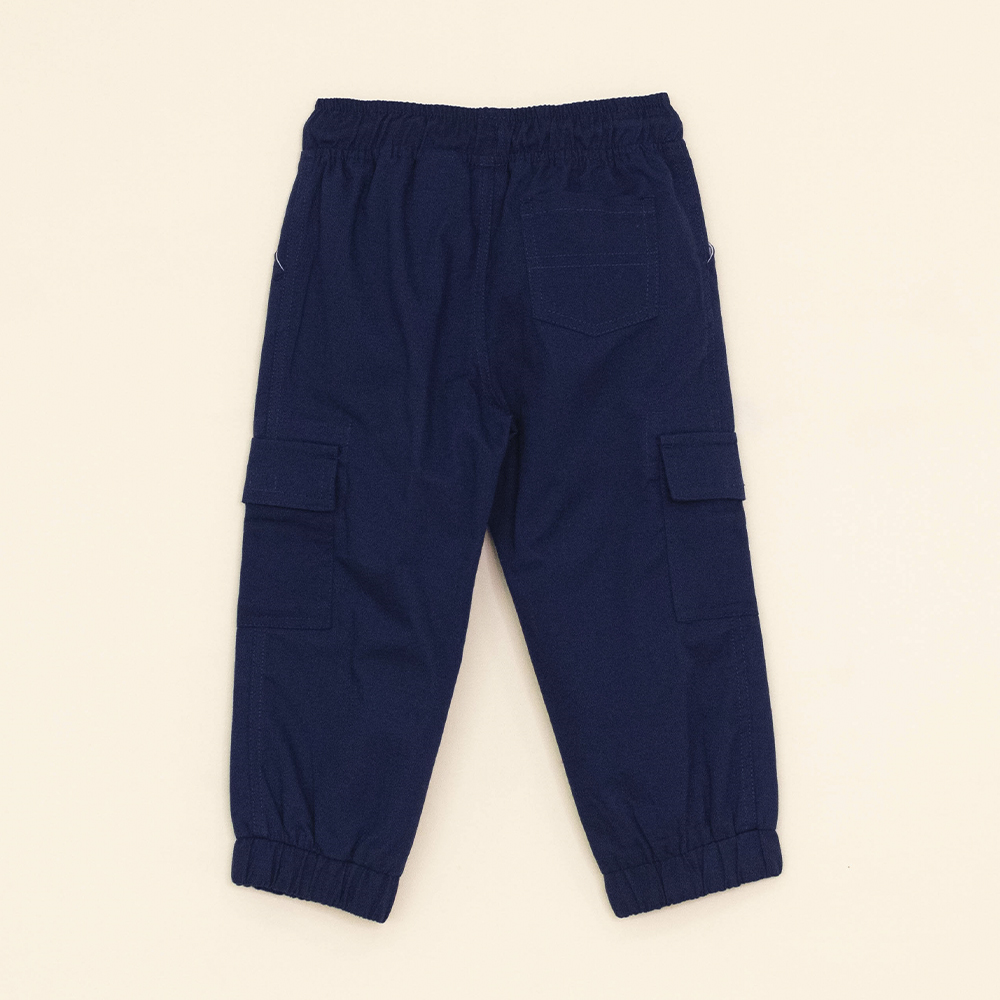 Pantalón Azul Oscuro Cargo para Bebé Niño