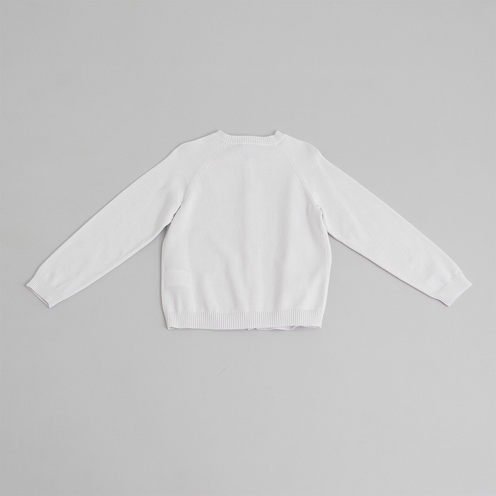 Cárdigan blanco