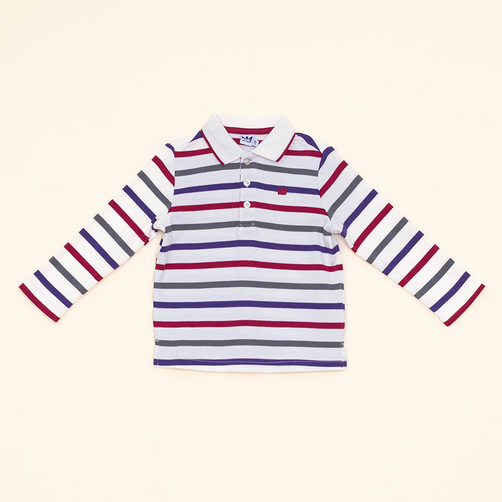 Chemise De Rayas Para Bebé Niño