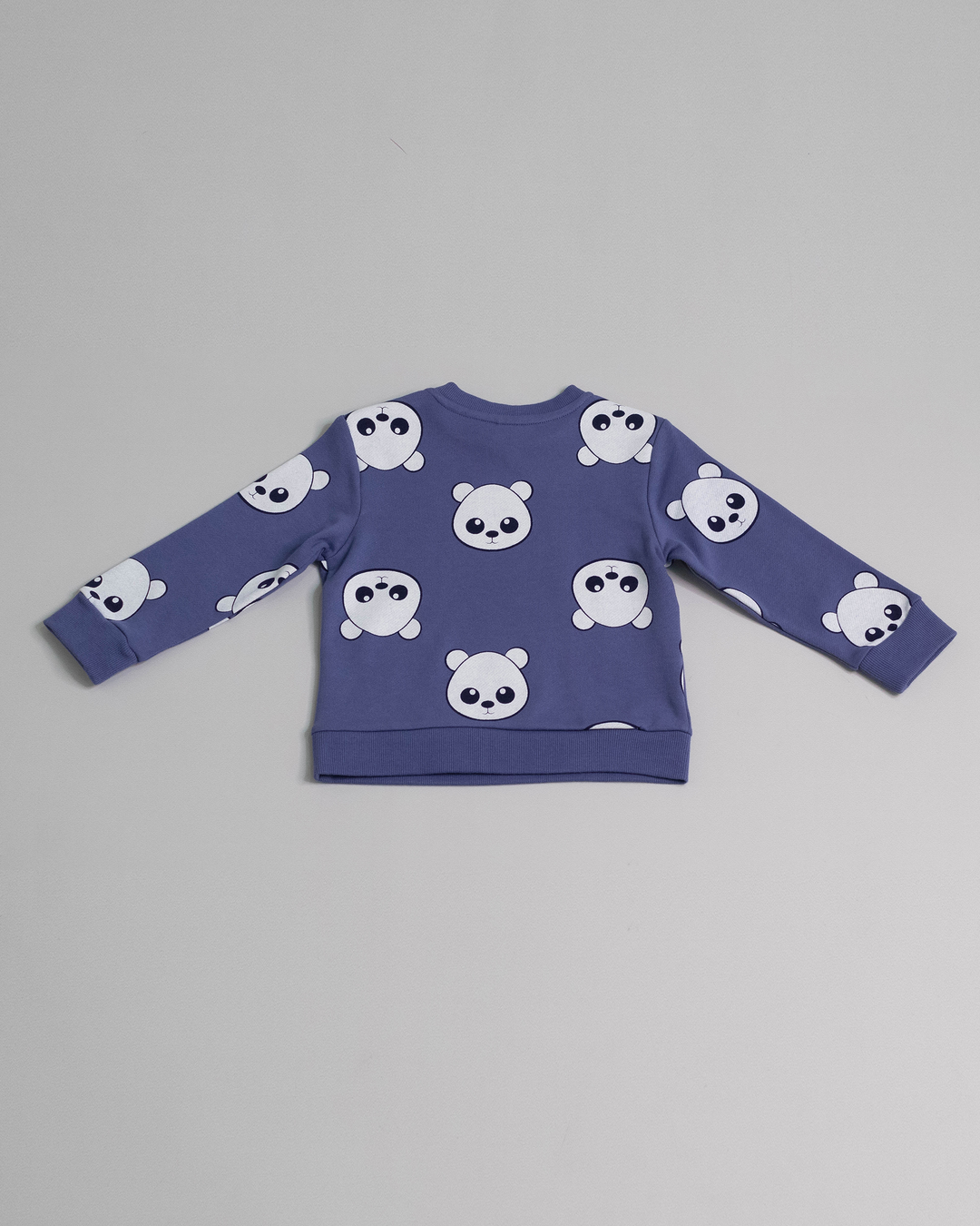 Suéter de algodón con estampado de pandas