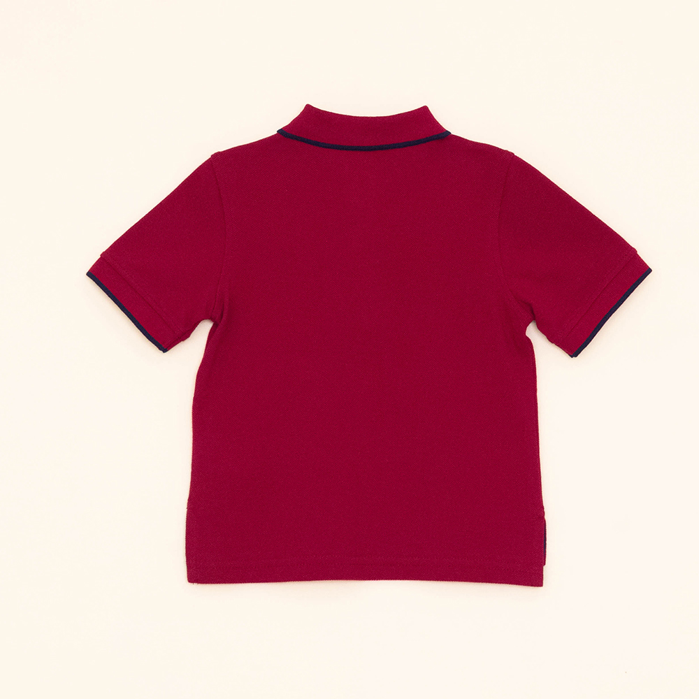 Chemise Roja Manga Corta con Estampado de Cohete para Bebé Niño