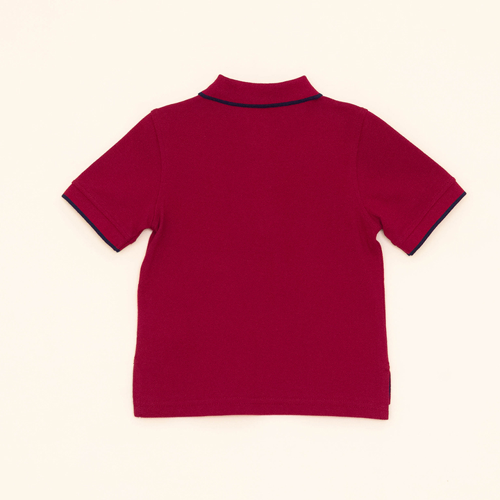 Chemise Roja Manga Corta con Estampado de Cohete para Bebé Niño