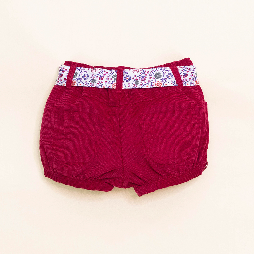 Short Rojo  Bebé Niña