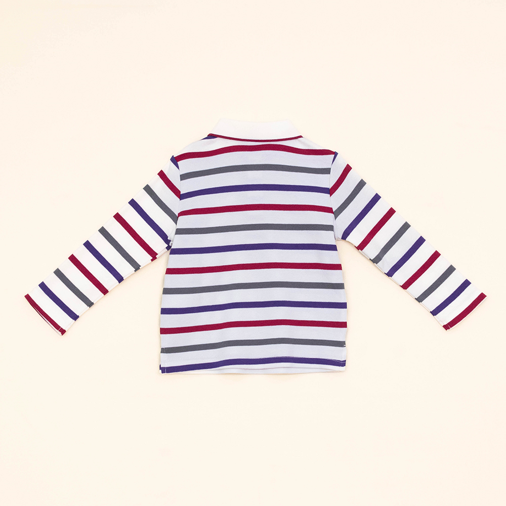 Chemise De Rayas Para Bebé Niño