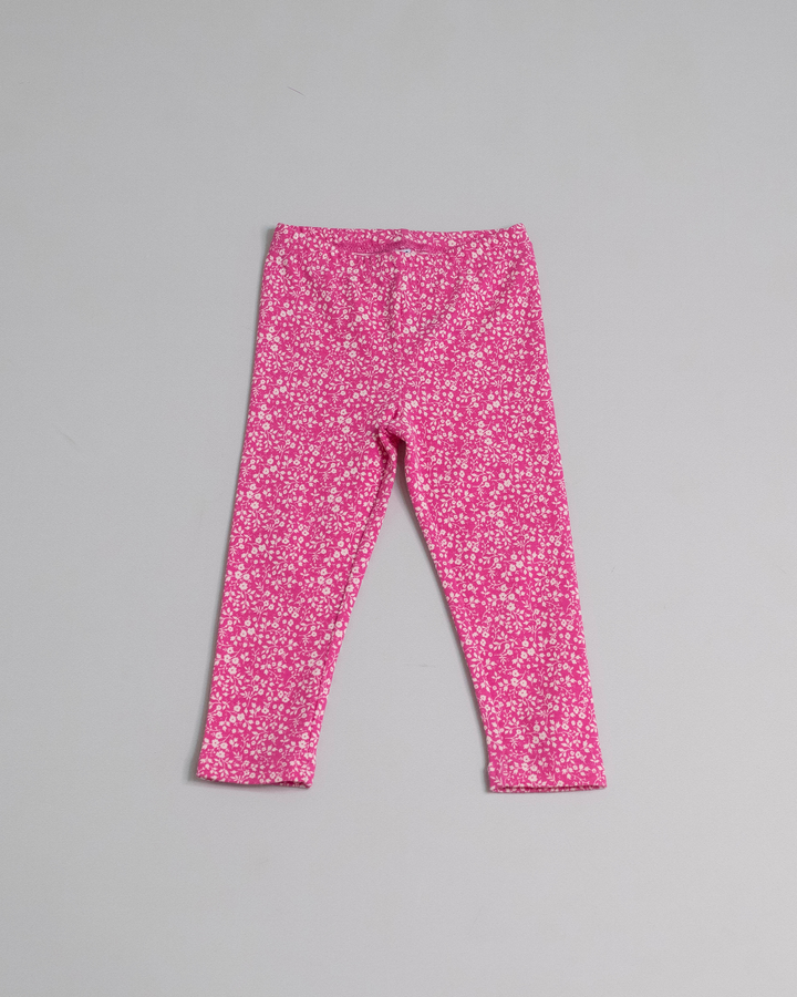 Legging de algodón con estampado floral