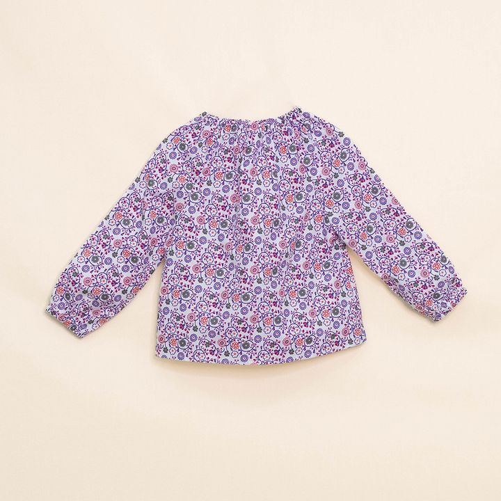 Blusa Multicolor  De Flores Para Niña