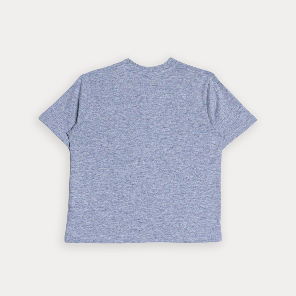 Franela De Algodón Gris Claro Con Gráfico De Carro Para Bebe Niño