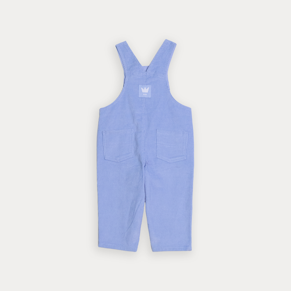 Braga De Corduroy Azul Claro Larga Para Bebe Niño