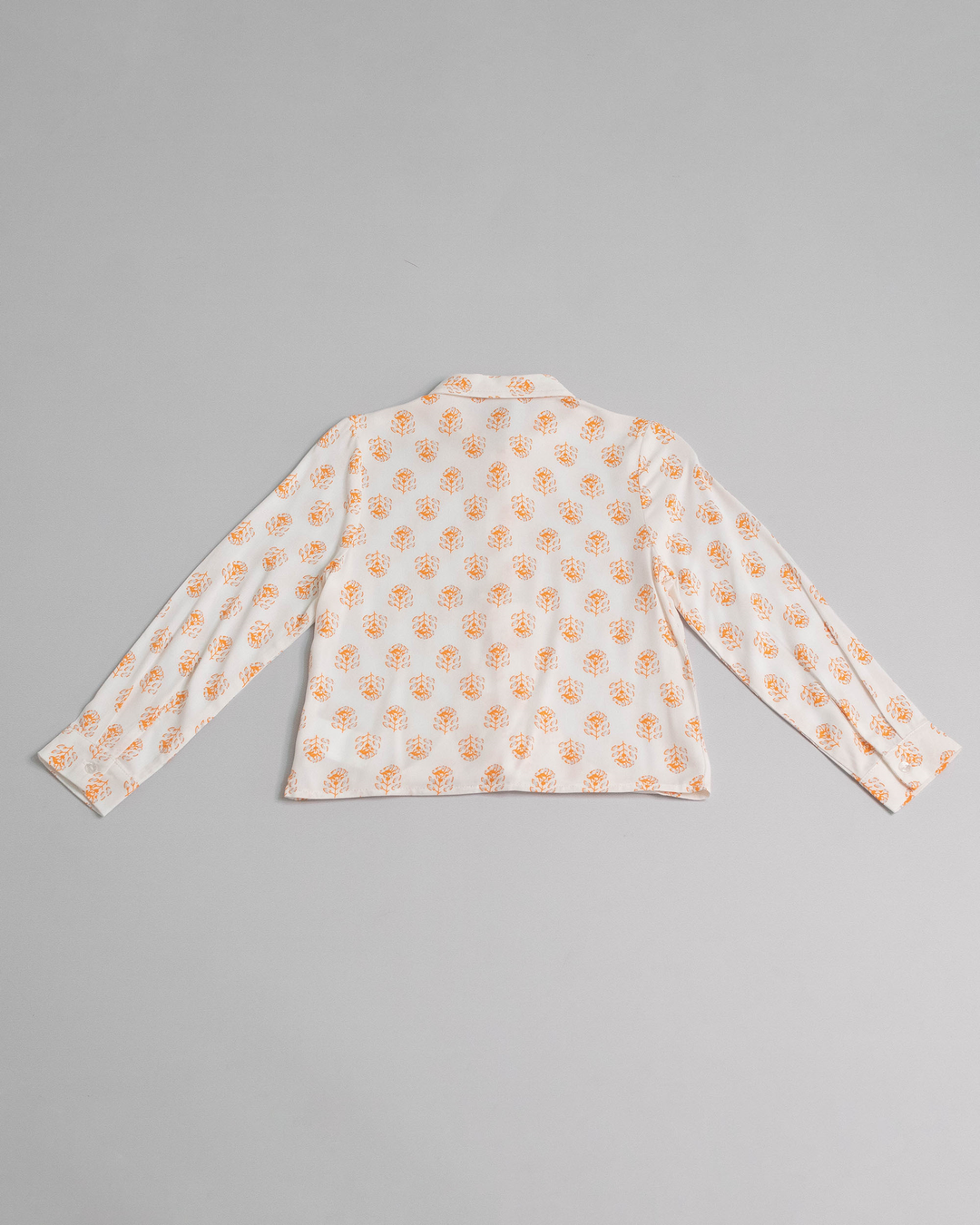 Camisa de popelina con estampado floral