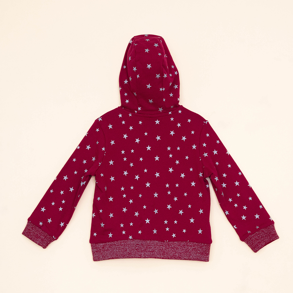Suéter Rojo Con Estrellas Para Niña