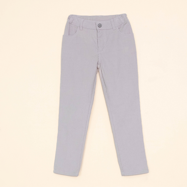 Pantalón Color Crema de Corduoy para Niño