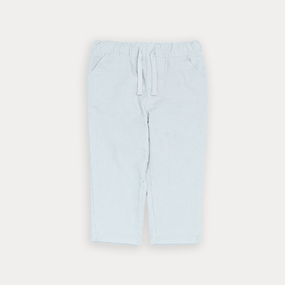 Pantalón De Corduroy Arena Con Elástico En La Cintura Para Bebe Niño