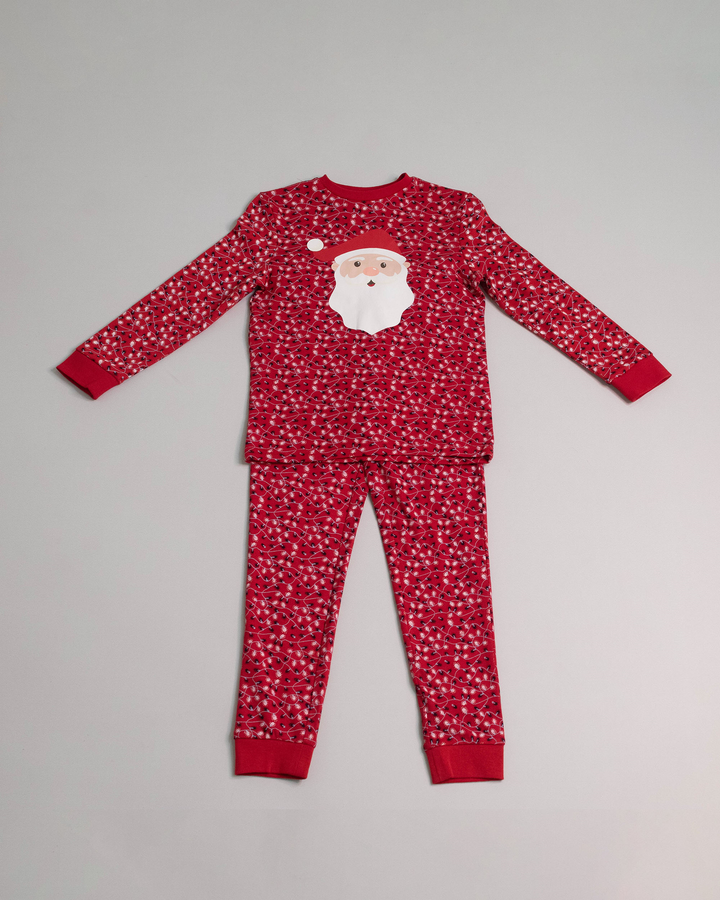 Pijama de Algodón de Navidad para Niño