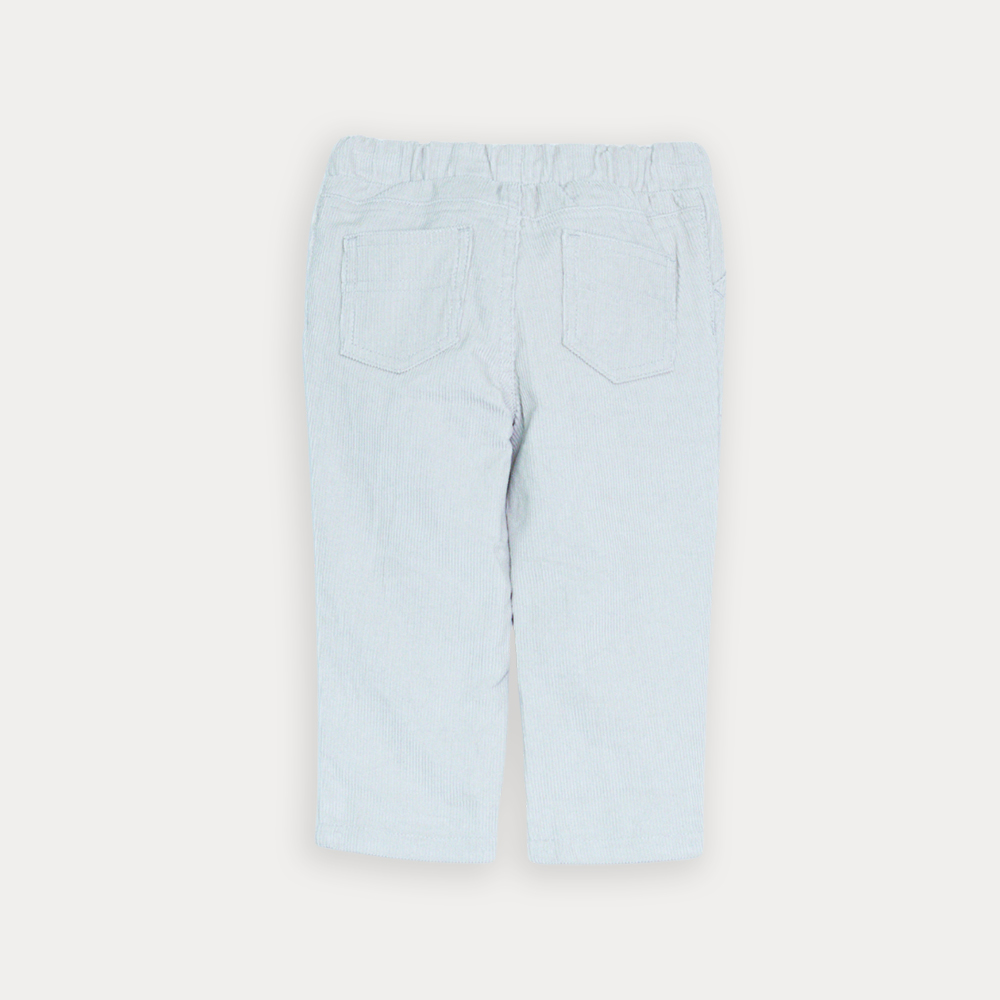 Pantalón De Corduroy Arena Con Elástico En La Cintura Para Bebe Niño