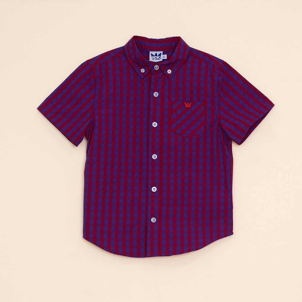 Camisa De Cuadros Para Bebé Niño
