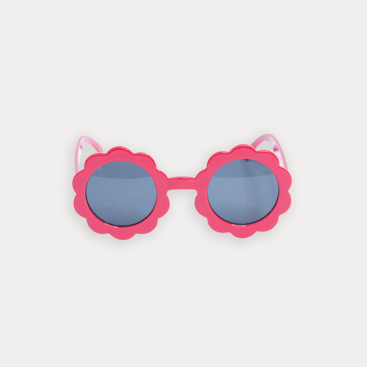 Lentes De Sol Rojos En Forma De Flor Para Niña