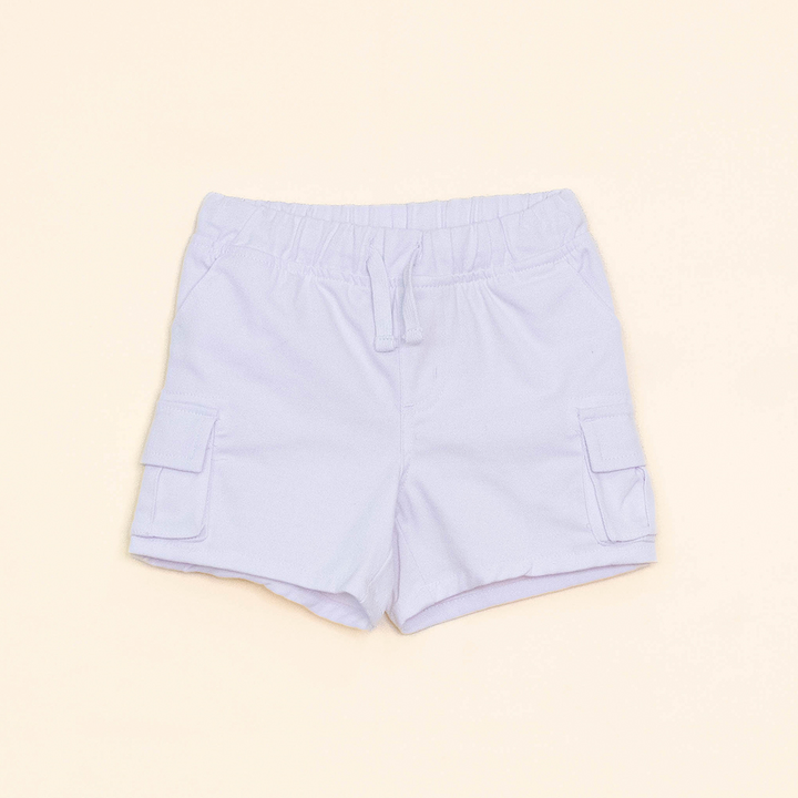 Short Blanco de Algodón Cargo para Bebé Niño